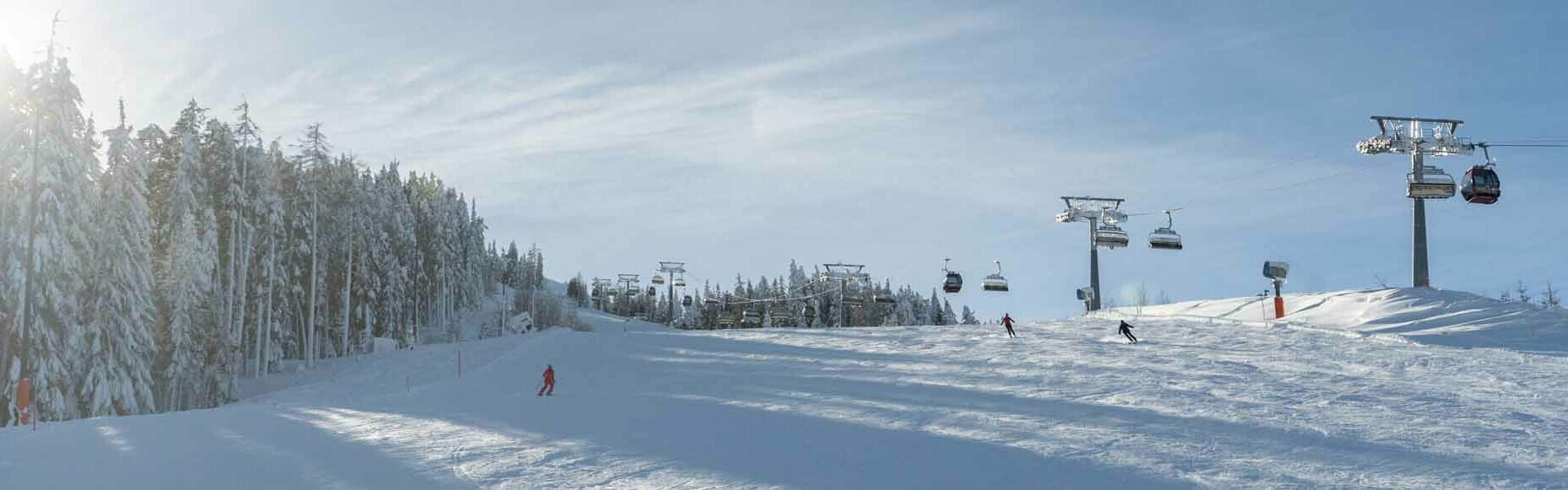 Sessellift im Skigebiet Bergeralm