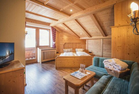 Doppelzimmer Alpin im Hotel Hohe Burg in Trins